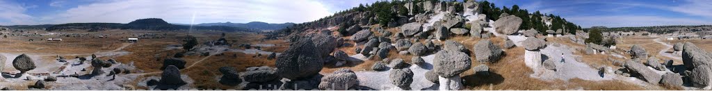 Valle de los Hongos en la Sierra Tarahumara